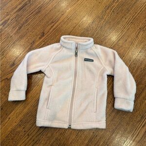 Columbia Light Pink Fleece Jacket - Size 18M